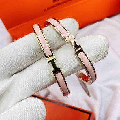[LUXE]CLASSIC HM CLIC PINK 8MM EMAILLET ARMBAND