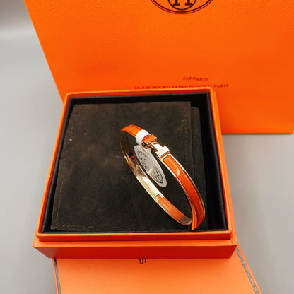 [LUXE]CLASSIC HM CLIC ROTES 8MM EMAILLETTES ARMBAND