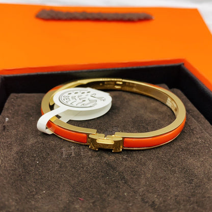 [LUXE]CLASSIC HM CLIC ROTES 8MM EMAILLETTES ARMBAND