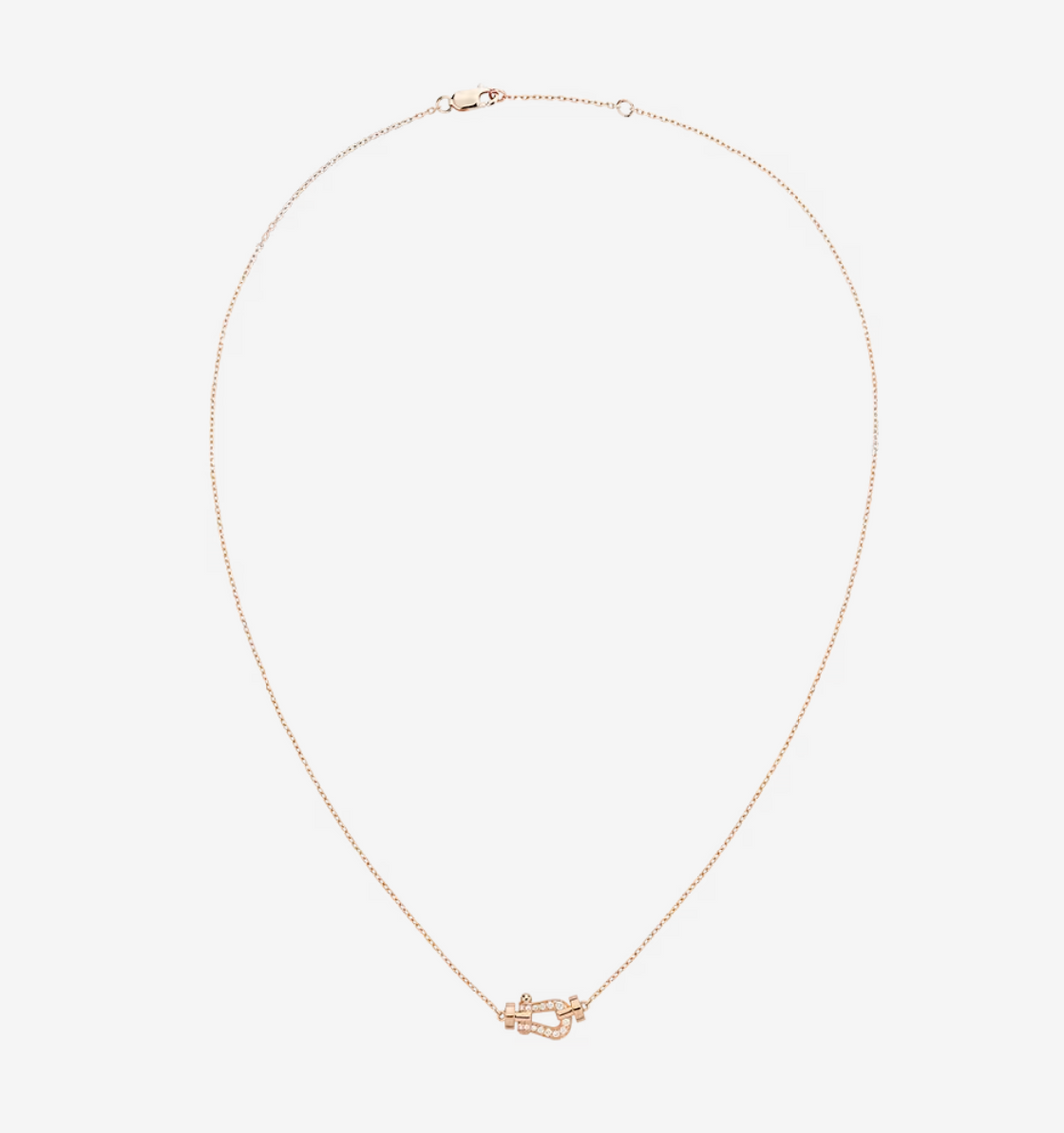 [LUXE]FORCE 10 DIAMOND PINK GOLD NECKLACE MINI MODEL