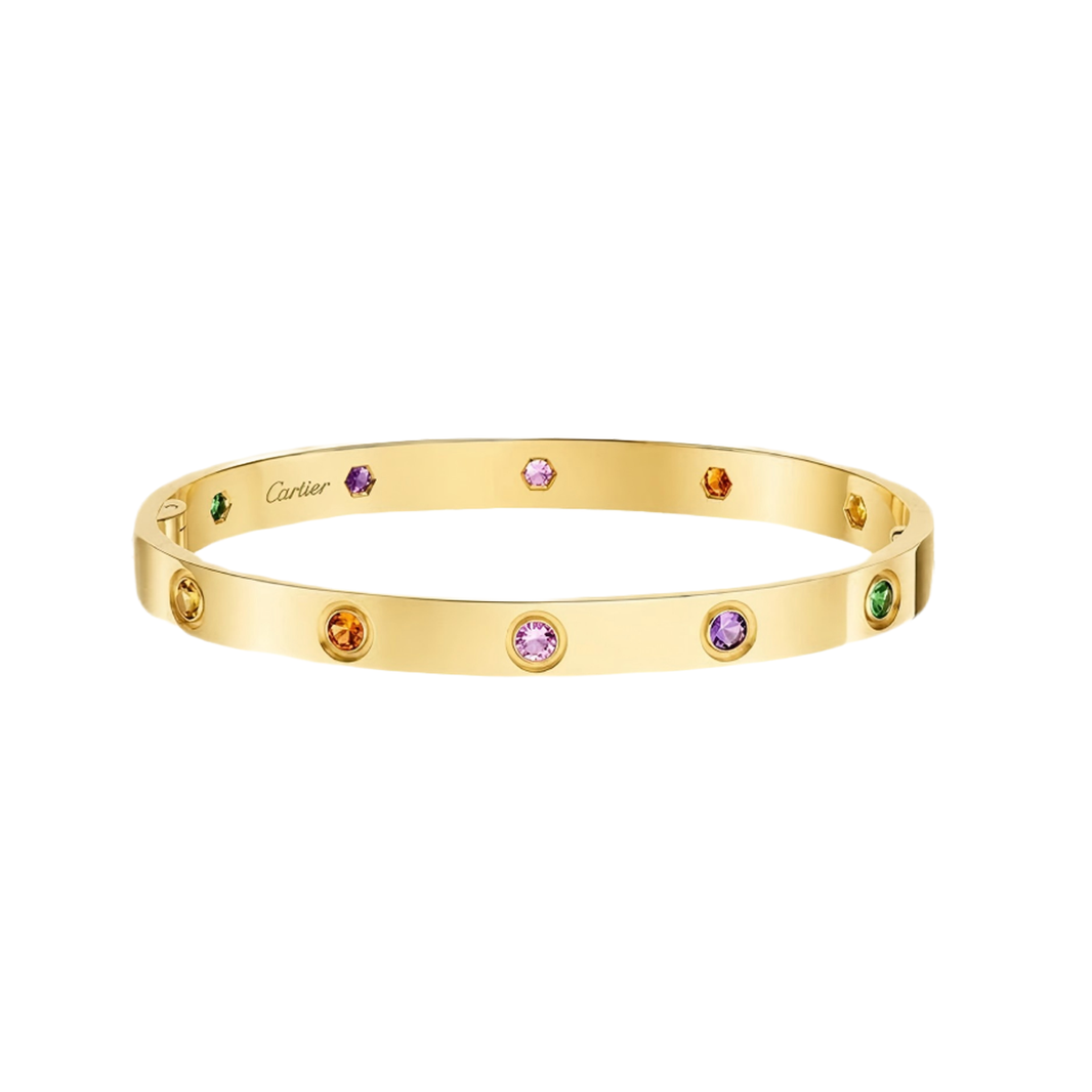 [Luxe Jewelry]2026 RAINBOW LOVE BRACELET 6.1MM  10 DIAMONDS