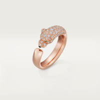 [Luxe Jewelry] PANTHERE HALF DIAMOND SMALL RING