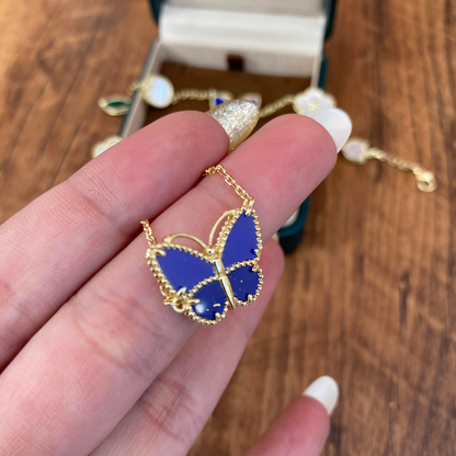 [LUXE] 2026 NEW LUCKY BUTTERFLY 1 MOTIFS NECKLACE