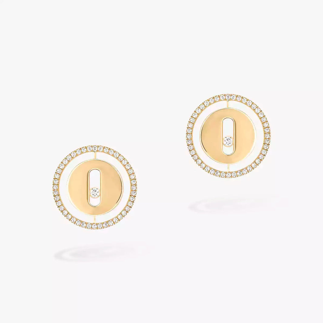 [Luxe Jewelry]Lucky Move Diamond Earrings