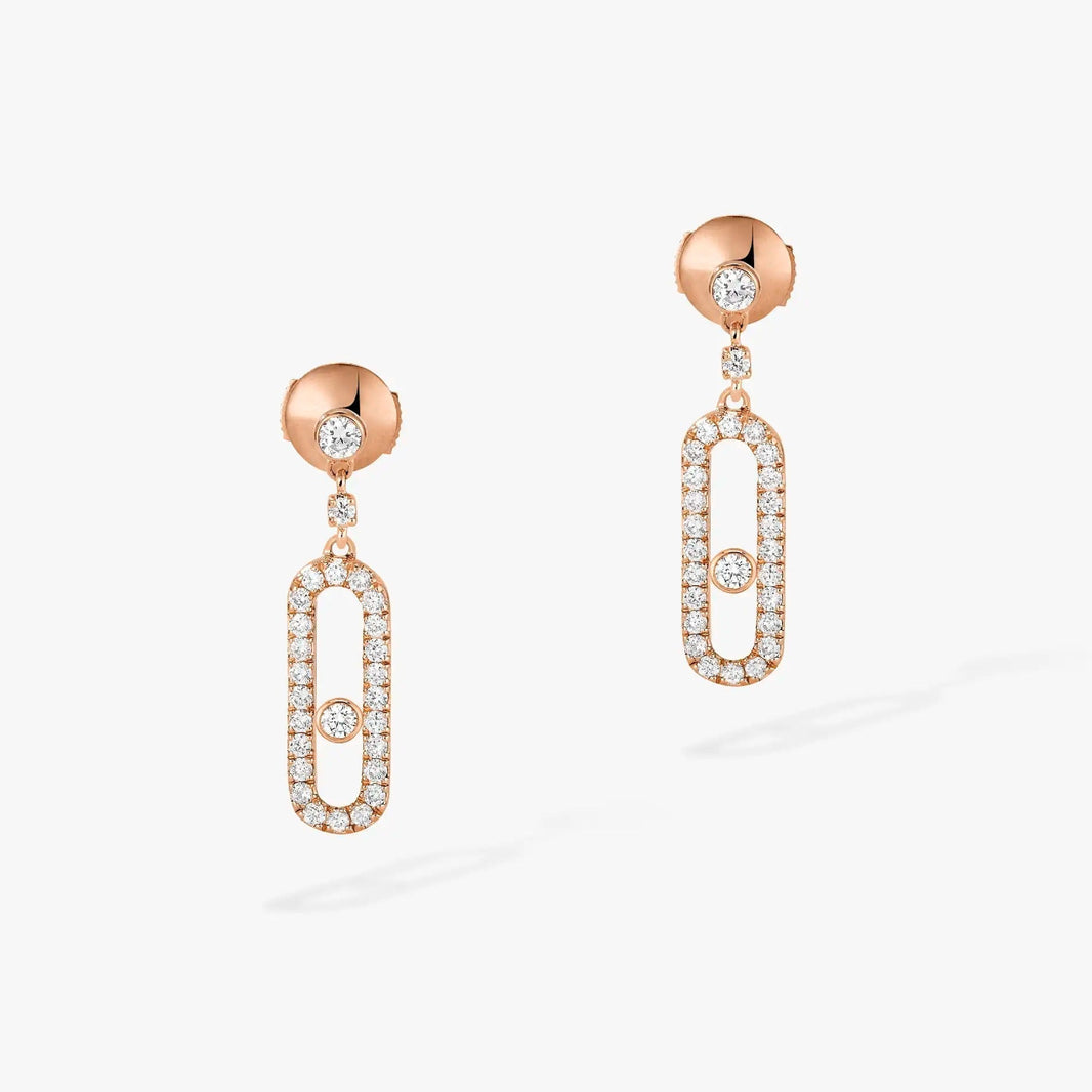[Luxe Jewelry]DORMEUSES MOVE UNO DIAMOND EARRINGS