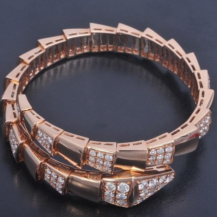 [Luxe]SERPENTI BRACELET PINK GOLD DIAMOND