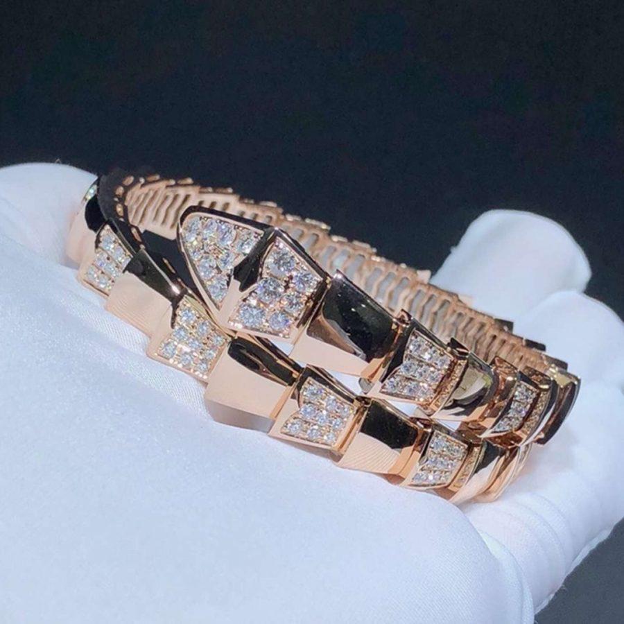 [Luxe]SERPENTI BRACELET PINK GOLD DIAMOND