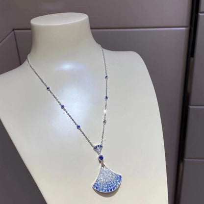 [Luxe]DREAM NECKLACE AGATE SILVER DIAMOND