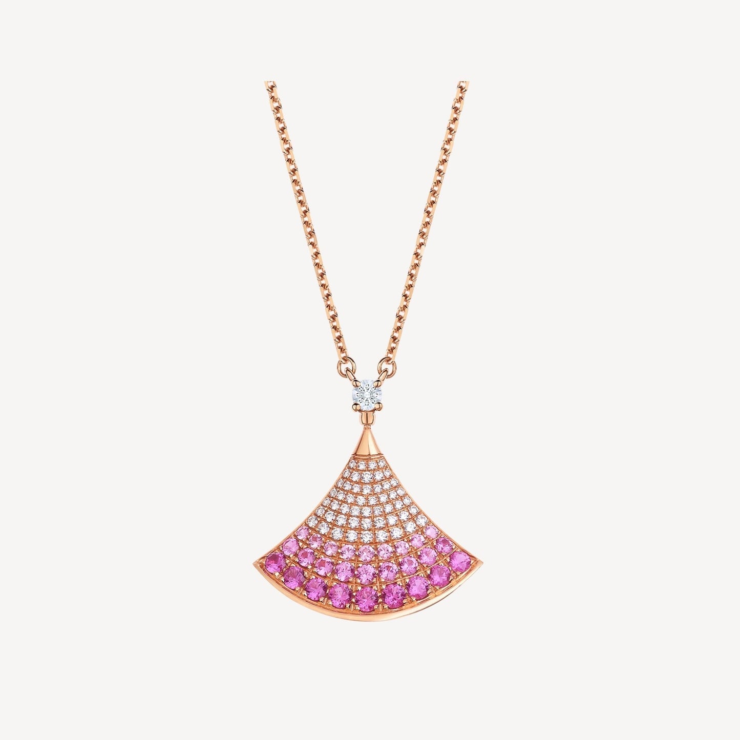 [Luxe]DREAM NECKLACE PINK GOLD PINK DIAMOND