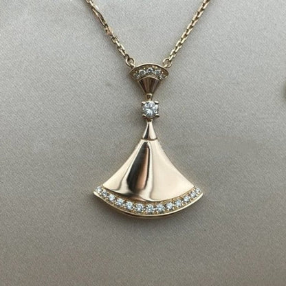 [Luxe]DREAM NECKLACE PINK GOLD DIAMOND