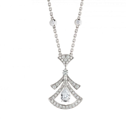 [Luxe]DREAM NECKLACE WHITE DIAMOND SILVER