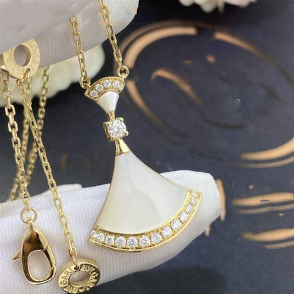 [Luxe]DREAM NECKLACE MOP GOLD DIAMOND