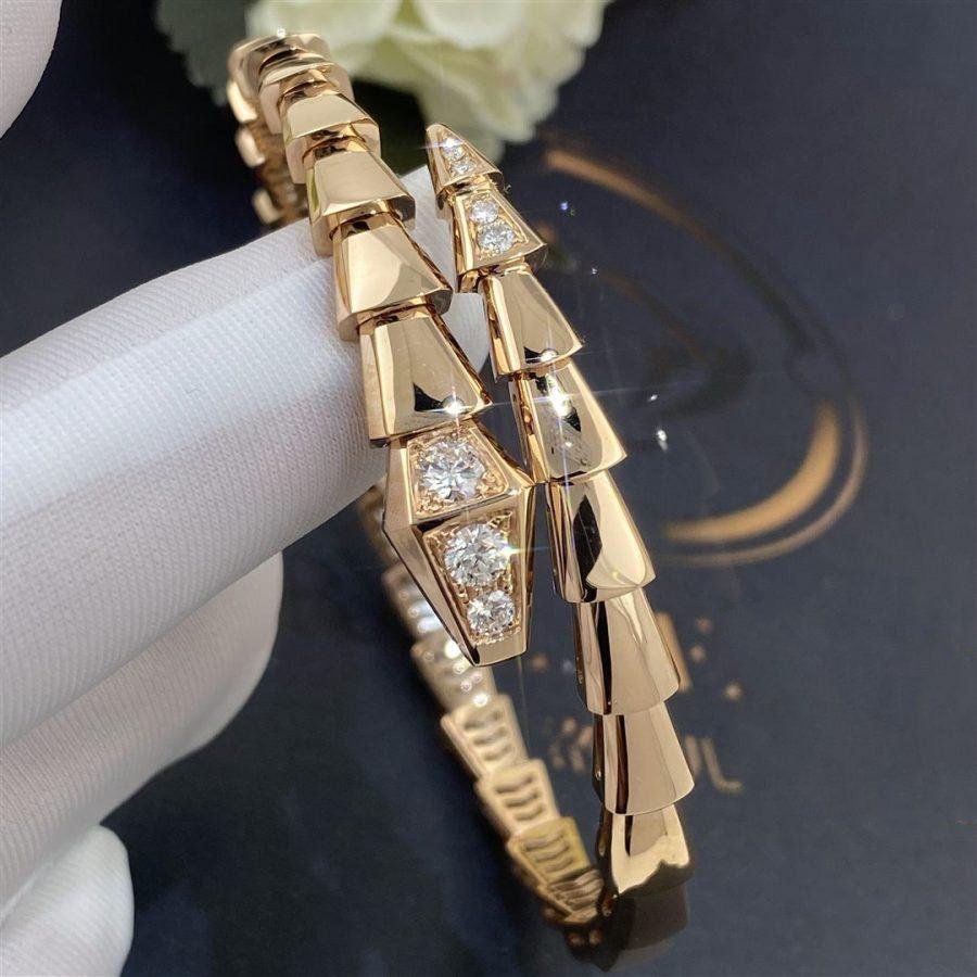 [Luxe]SERPENTI BRACELET DIAMONDS PINK GOLD