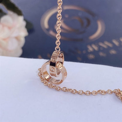 [Luxe Jewelry] LOVE BRACELET DOUBLE RING
