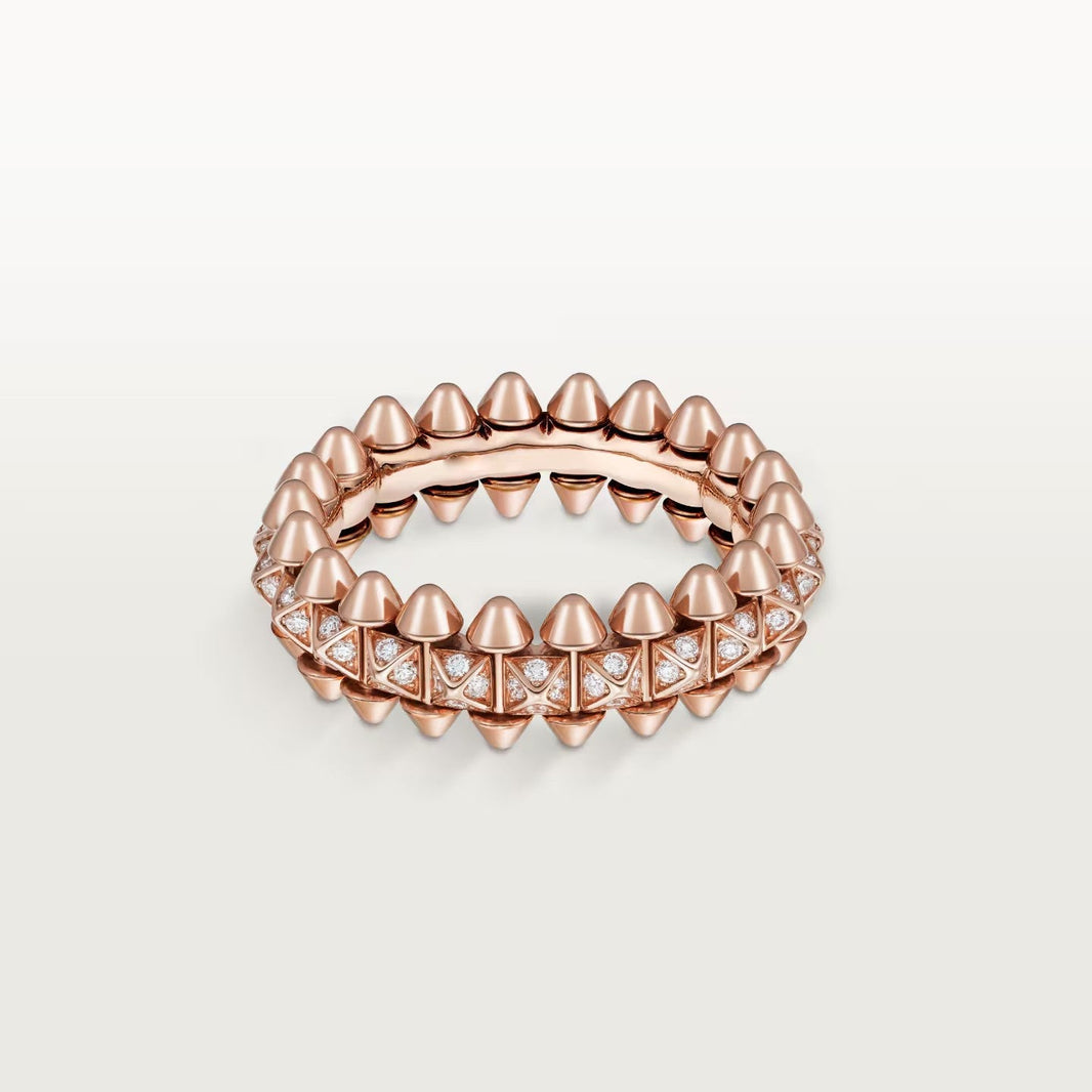 [Luxe Jewelry] CLASH 6.4MM SMALL FULL DIAMOND RING