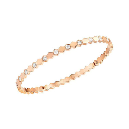 [LUXE]ビーラブ シルバー ダイヤモンド ブレスレット