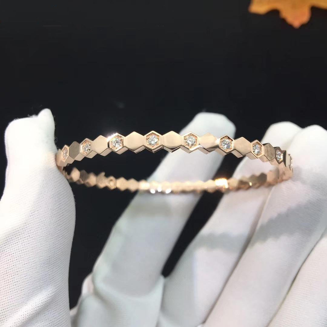 [Luxe]BEE LOVE SILVER DIAMOND BRACELET