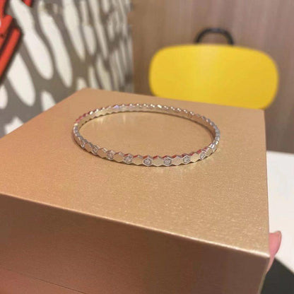 [LUXE]ビーラブ シルバー ダイヤモンド ブレスレット