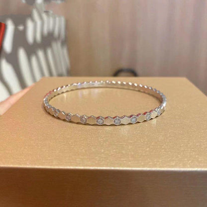 [LUXE]ビーラブ シルバー ダイヤモンド ブレスレット