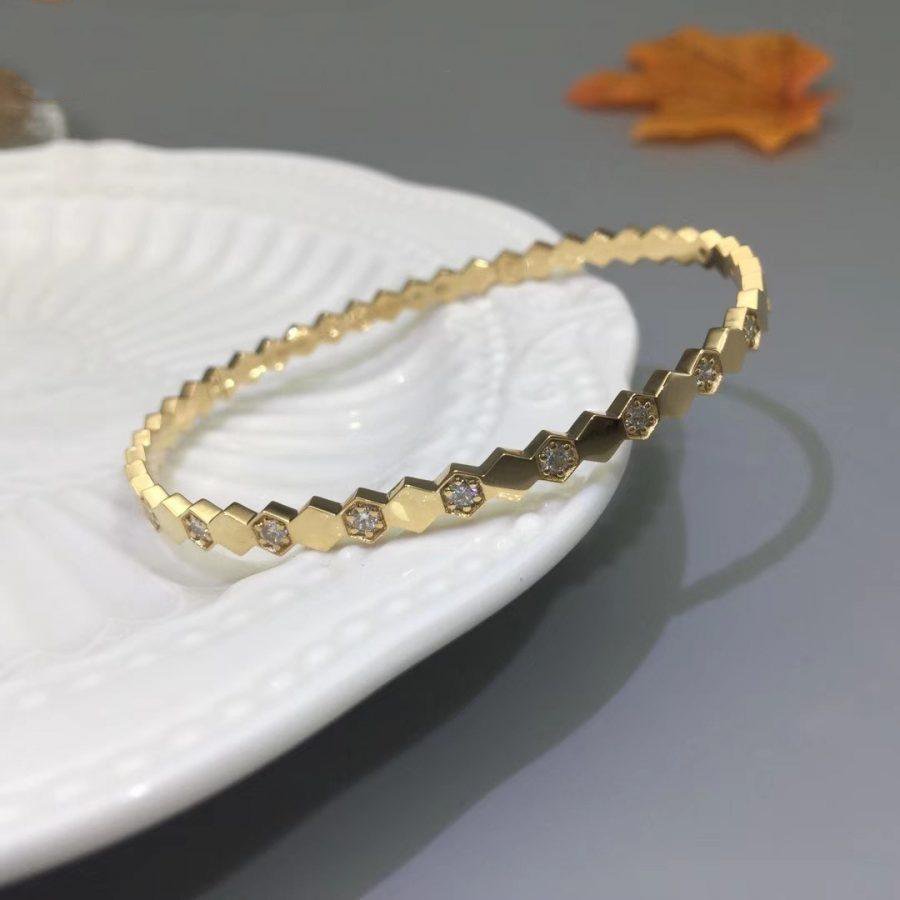 [Luxe]BEE LOVE GOLD DIAMOND BRACELET