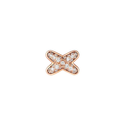 [Luxe]JEUX DE PINK GOLD DIAMOND EARRINGS