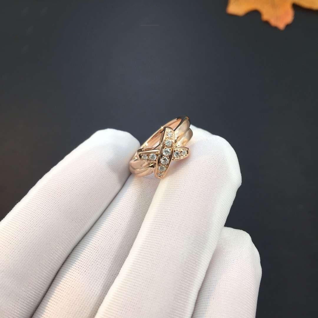 [Luxe]JEUX DE PINK GOLD DIAMOND RING