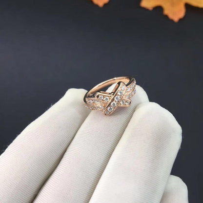 [Luxe]JEUX DE RING PINK GOLD DIAMOND