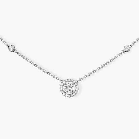 [Luxe Jewelry]Diamond Necklace 0,20ct Brilliant Shape Joy