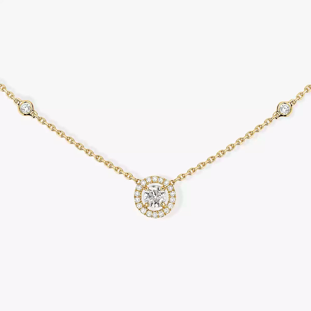 [Luxe Jewelry]Diamond Necklace 0,20ct Brilliant Shape Joy