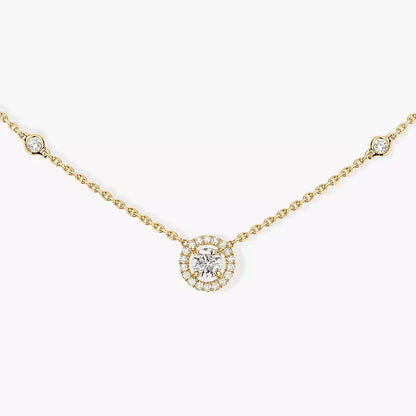 [Luxe Jewelry]Diamond Necklace 0,20ct Brilliant Shape Joy