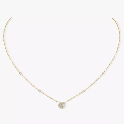[Luxe Jewelry]Diamond Necklace 0,20ct Brilliant Shape Joy