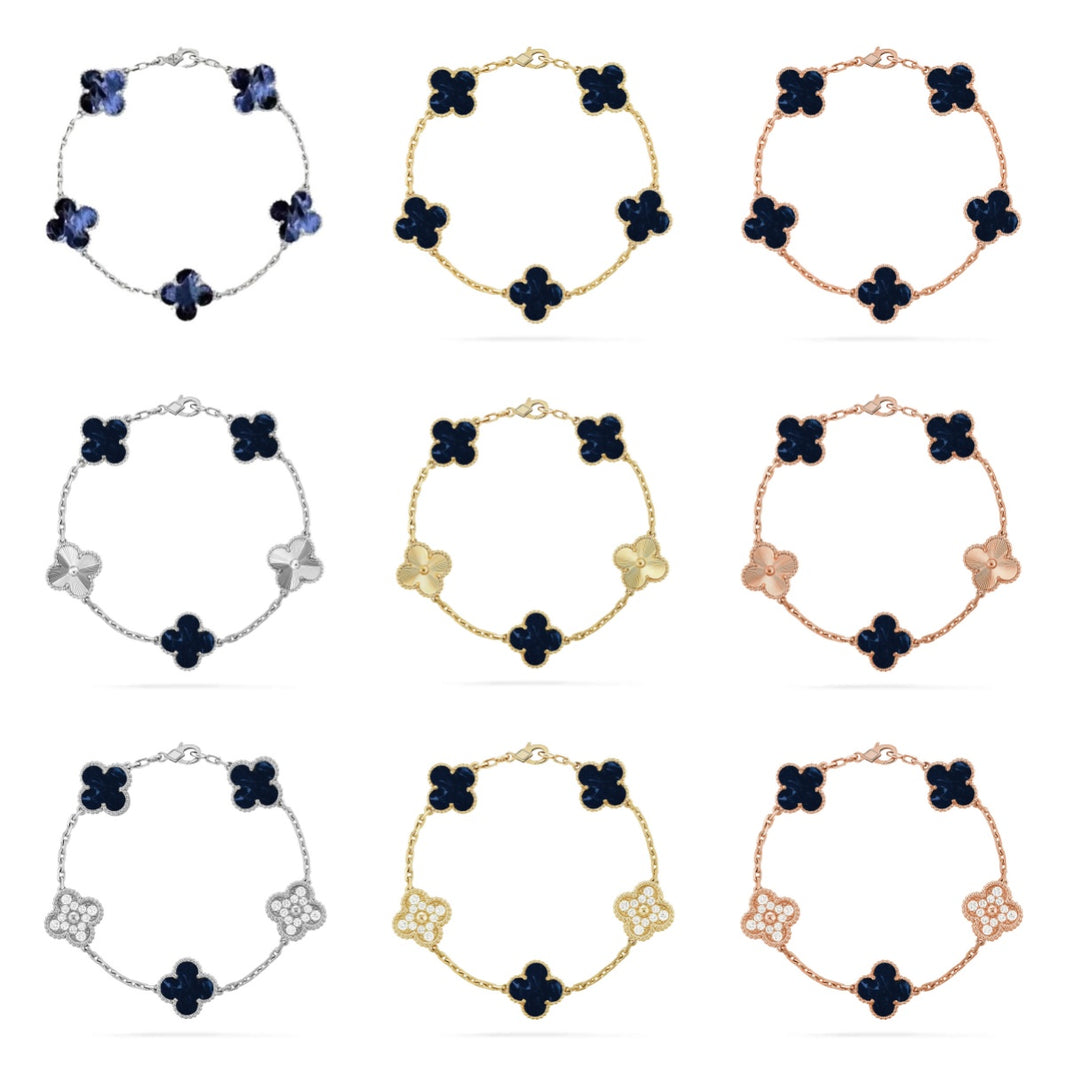 [LUXE]CLOVER 5 MOTIV PIETERSIT ARMBAND KOLLEKTION