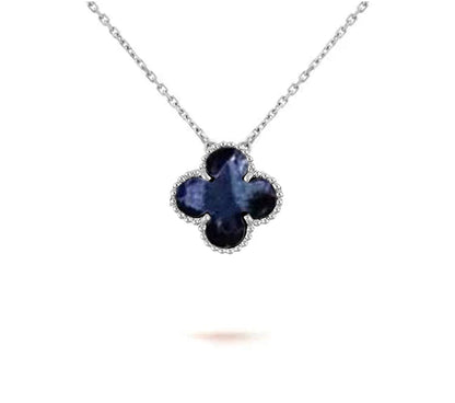 [LUXE]CLOVER 15MM NECKLACE SILVER COLLECTION