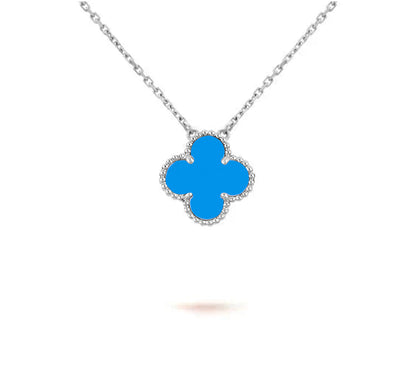 [LUXE]CLOVER 15MM NECKLACE SILVER COLLECTION