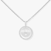 [Luxe Jewelry]LUCKY MOVE PM NECKLACE SILVER DIAMOND