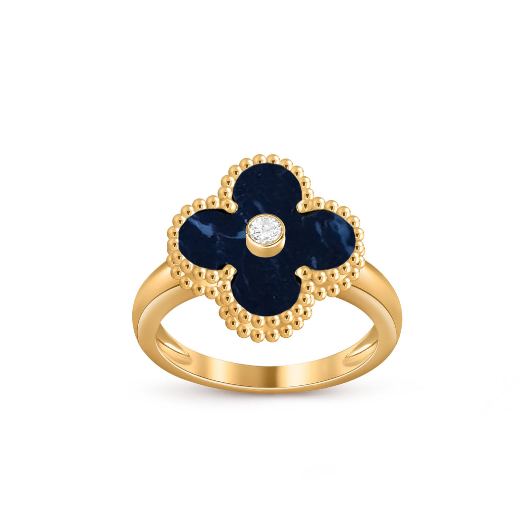 [LUXE]CLOVER DIAMOND RING GOLD COLLECTION