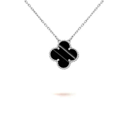 [LUXE]CLOVER 15MM NECKLACE SILVER COLLECTION
