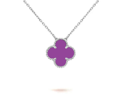 [LUXE]CLOVER 15MM NECKLACE SILVER COLLECTION