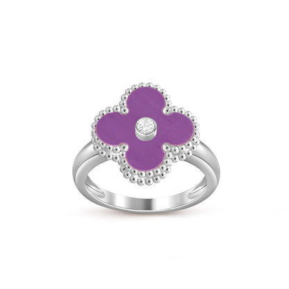 [LUXE]CLOVER SILVER DIOMND RING COLLECTION