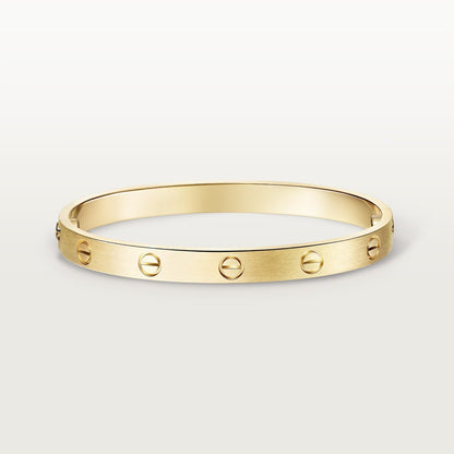 [Luxe Jewelery] Clover & Love & Juste 3-Piece Gold Bracelet Stack Set