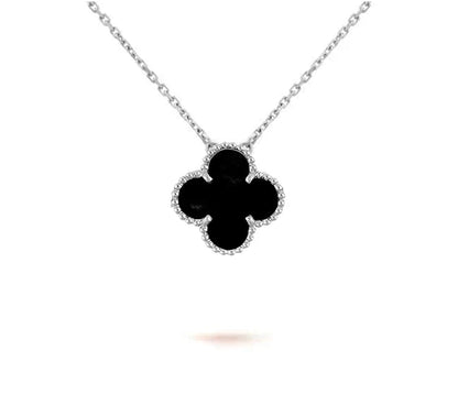 [LUXE]CLOVER 15MM NECKLACE SILVER COLLECTION