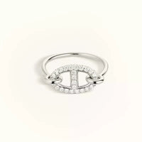 [LUXE]RONDE SMALL SILVER DIAMOND RING
