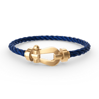 [Luxe Jewelery]Force Horseshoe & Clover 5 Motifs Bracelet Stack Set