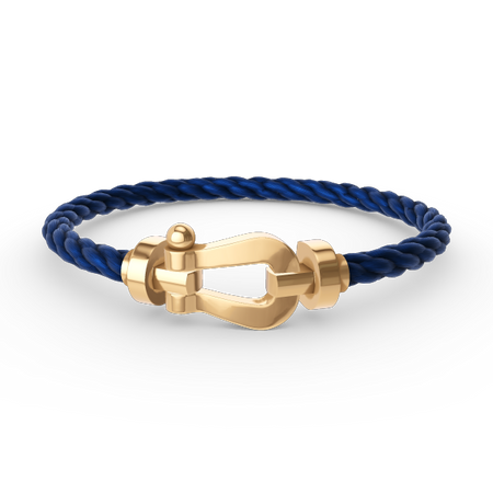 [Luxe Jewelery]Force Horseshoe & Clover 5 Motifs Bracelet Stack Set