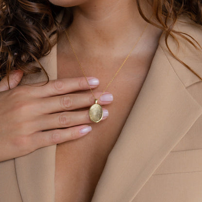 カスタム指紋ネックレス