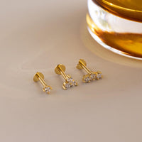 Constellation Flachrücken-Ohrstecker-Set