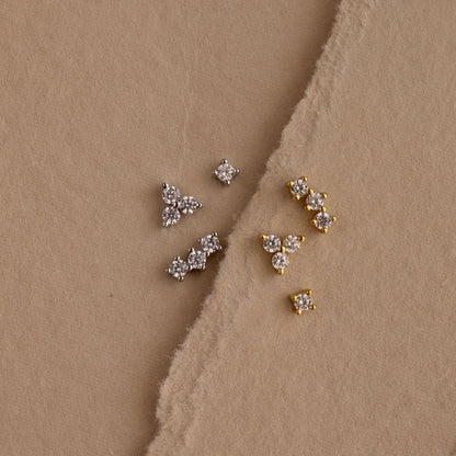 Constellation Flachrücken-Ohrstecker-Set