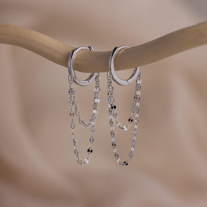 Duo Spiegelkette Huggies