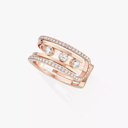 [Luxe Jewelry]Move 10th Diamond Ring in Gold