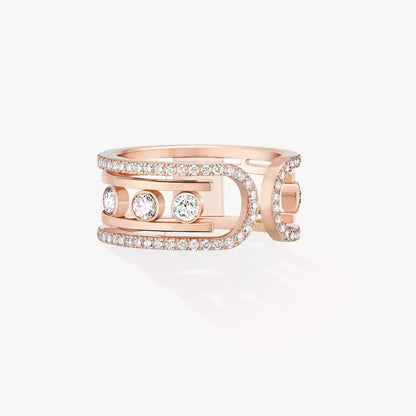 [Luxe Jewelry]Move 10th Diamond Ring in Gold